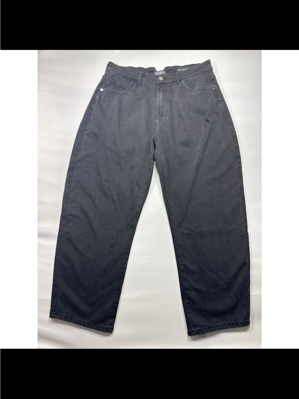 Judy Blue Dark black Arch Marlow 16W Jeans Stretch Wide leg